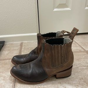 Handmade leather boots